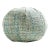 The House of Scalamandré Faye Sphere Pillow, Aquamarine For Sale