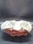 English Vintage Classart Ceramic Dish in a Basket For Sale - Image 3 of 4
