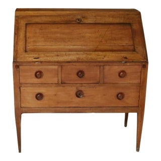19th Century Louis XVI Walnut Desk For Sale