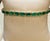 2020s 14 Carat Natural Oval Emerald Cut Cocktail Tennis Bracelet 14 Karat Yellow Gold For Sale - Image 5 of 8