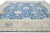 2010s Blue Modern Oushak Handmade Multicolor Floral Motif Oversize Wool Rug For Sale - Image 5 of 10
