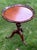 Mahogany, Tea or Side Table, in the Style of 18th Century, Chippendale or Queen Anne Furniture, Elegant Lines, Ornate Carvings, Pedestal, Circa 1930’s For Sale - Image 4 of 9
