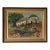 1960's Vintage Adobe House - Countryside Oil Landscape Painting For Sale