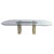 Large Vintage Travertine Dining Table from Artedi, 1970s For Sale - Image 12 of 12