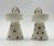 1990s Emilia Castillo "The Couple" Bisque Porcelain Salt Cellars & Sterling Spoons Set - 4 pcs For Sale In Los Angeles - Image 6 of 18