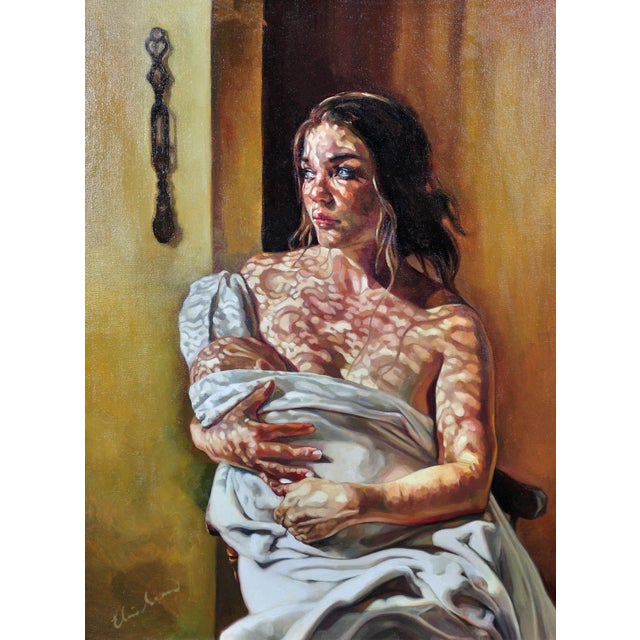 Elin Siân Blake. Welsh ( b.1981). First Light. Oil On canvas. Signed Lower Left. Image size 23.4 inches x 17.3 inches (...