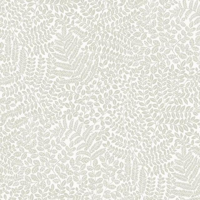 Boråstapeter Bladverk Wallpaper In Sage For Sale