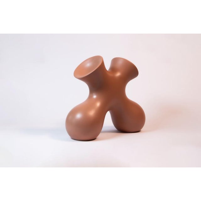 Tabono Table Lamp and Vase Set in Ceramic by Soheila Mahmoodi, Set of 2 For Sale - Image 11 of 18