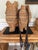 Vintage English Leather Laced Braided Snaffle Horse Reins For Sale - Image 9 of 17