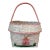 1980s Folk Art Hand-Painted Rabbit Basket For Sale