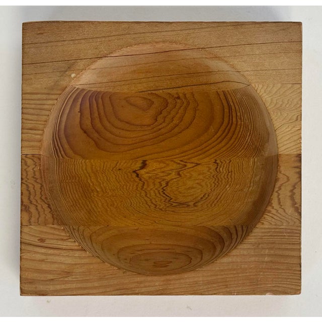 Vintage Carved Wood Catchall Bowl For Sale - Image 4 of 10