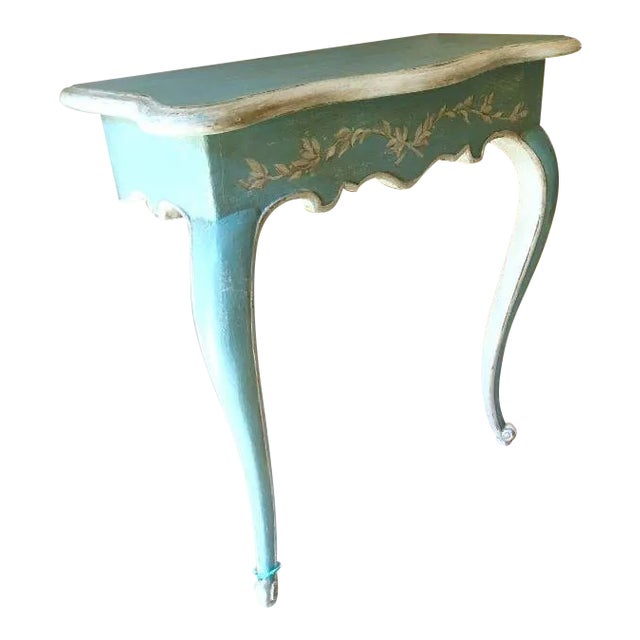 19th C. Louis XV Style Painted Console For Sale