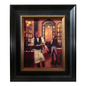 Teresa Saia Untitled (The Waiter) C.2020 Painting