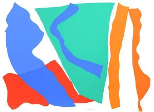 1980 Raymond Parker "Untitled 6" Print