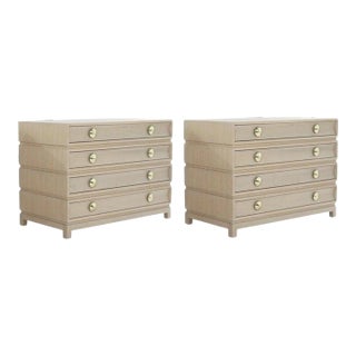 Stacked Dressers in Limed Oak - a Pair For Sale