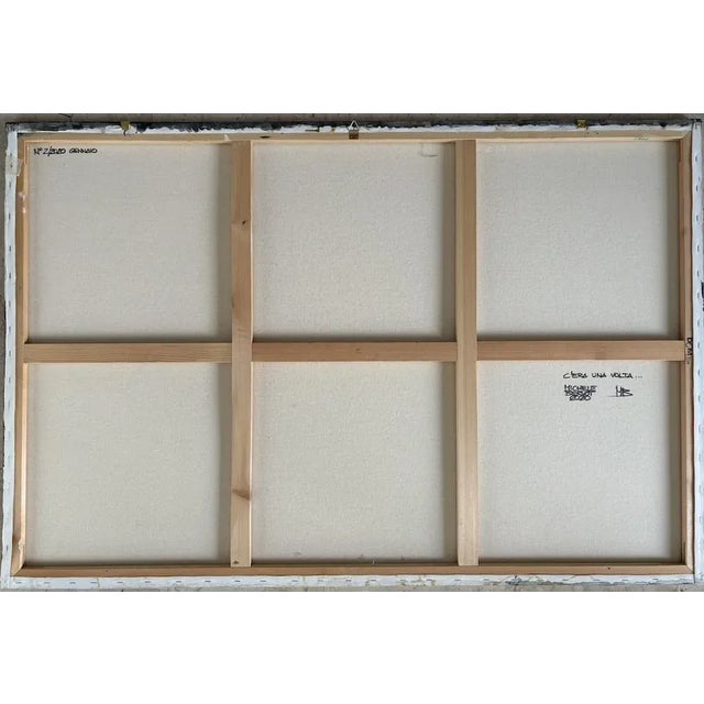 Textile Michele Berlot, C'era una volta, Mixed Media on Canvas, 2020 For Sale - Image 7 of 8