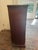 French Provincial Ethan Allen Medallion Solid Cherry Louis Philippe-Style Tall Chest With Pull-Out Slide For Sale - Image 3 of 12