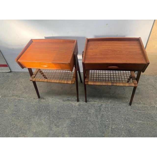 Mid-Century Danish Nightstands by Søren Rasmussen, 1960s, Set of 2 For Sale - Image 4 of 18