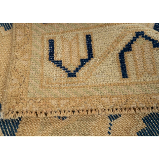 Turkish Mini Rug Oriental Hand Knotted Vintage Rug 1'8" x 3'10" #21280 For Sale In Houston - Image 6 of 8
