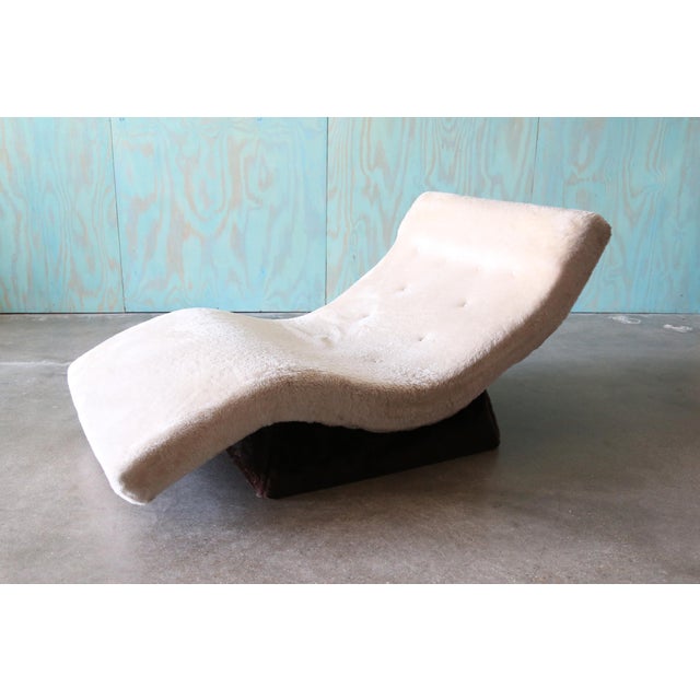Mid-Century Modern 1960s Wave Chaise Lounge by Caraway Furniture After Adrian Pearsall Mid Century Modern For Sale - Image 3 of 14