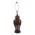 Vintage Large Chocolate Ginger Jar Lamp For Sale