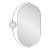Janik Stainless Steel Double Vanity Mirror- Brushed Black For Sale