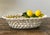 Traditional Vintage Italian Majolica Lemon Trellis Bowl For Sale - Image 3 of 12