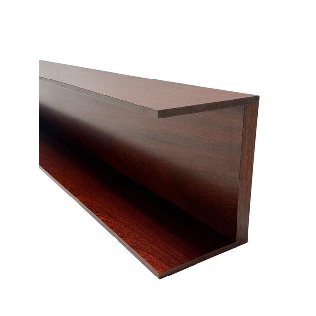 Mid-Century Modern Teak Wall Shelf by Walter Wirtz for Wilhelm Renz, Germany, 1960s For Sale - Image 9 of 18