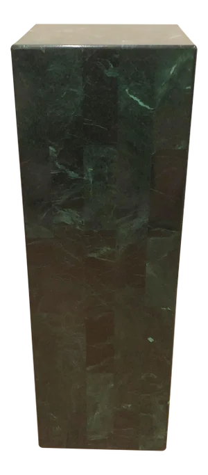 Maitland Smith Decorative Tessellated Marble Pedestal Stand