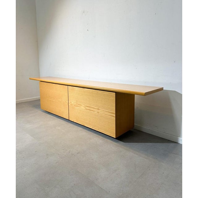 Sheraton Sideboard in Oak by Giotto Stoppino for Acerbis For Sale - Image 6 of 6