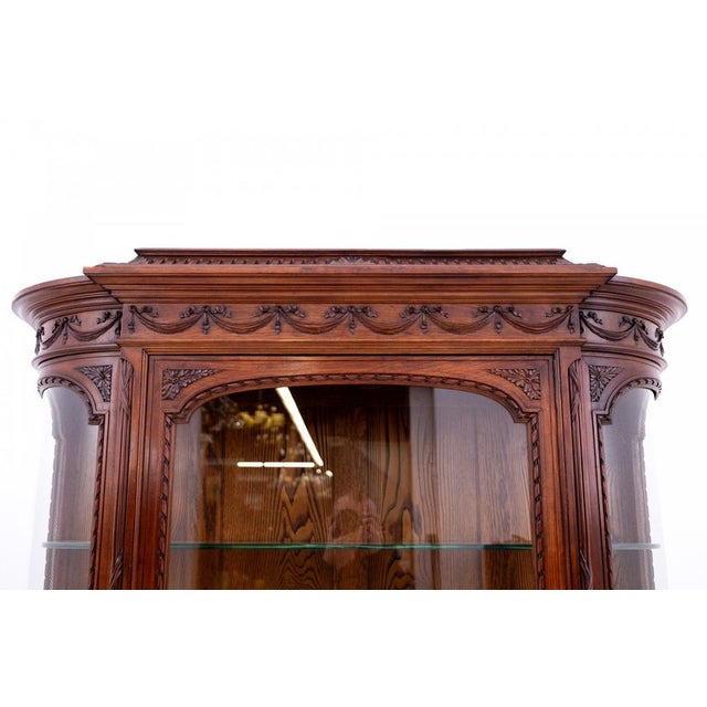 Antique Louis XVI Style Display Cabinet, 1880 For Sale - Image 4 of 11
