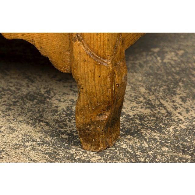 Early 19th Century French Provincial Pine Secretary For Sale - Image 16 of 18
