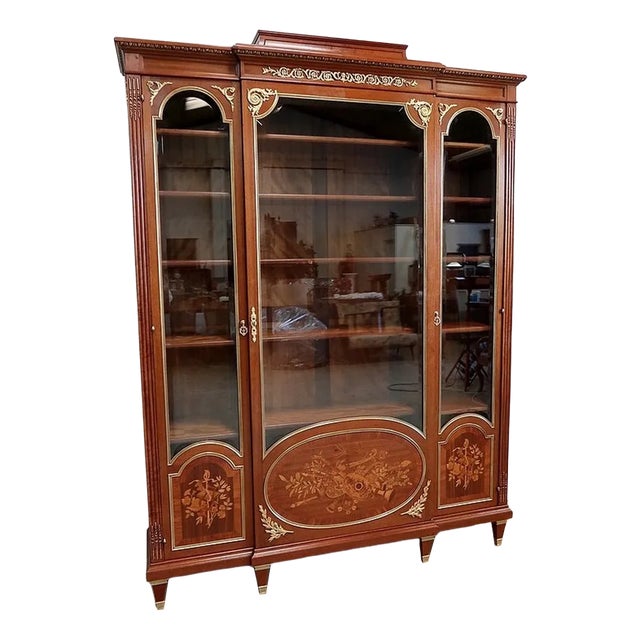 Louis XVI Style Mahogany Library, Late 19th-Century For Sale