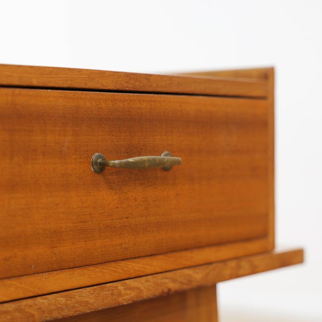 Mid Century Entryway Gossip Bench For Sale In Los Angeles - Image 6 of 8