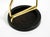Metal Mid-Century Modern Umbrella Stand in Brass and Black Cast Iron Base, 1950s For Sale - Image 7 of 11