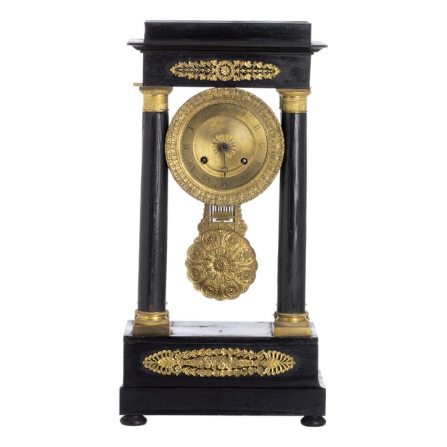 Napoleon III Portico Clock, 19th Century For Sale
