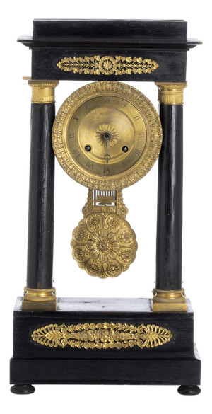 Napoleon III Portico Clock, 19th Century