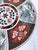 Mid 20th Century Japanese Imari Porcelain Fan-Shaped Dish in Red and White For Sale - Image 6 of 10