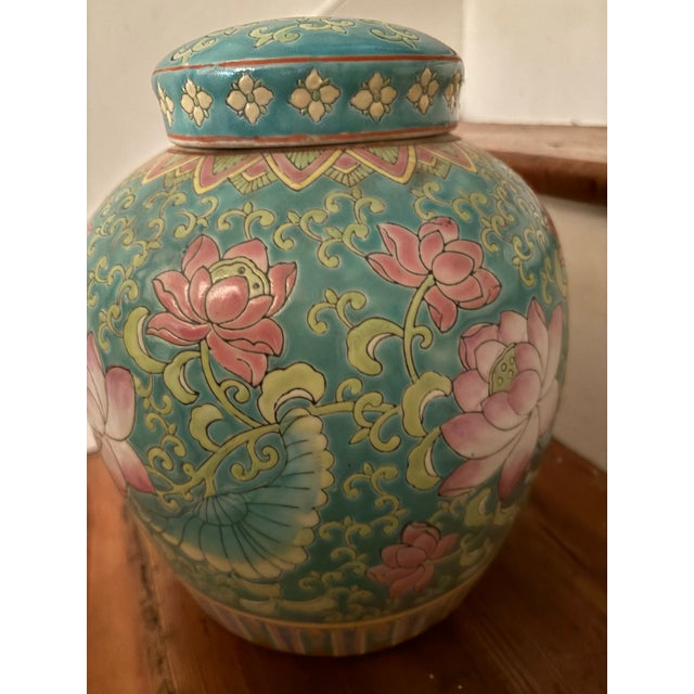 Chinese Late 19th Century Chinese Ginger Jar For Sale - Image 3 of 6