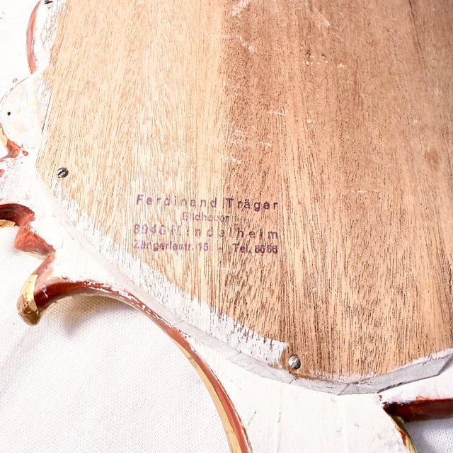 Vintage Baroque Mirror, 1972 For Sale - Image 12 of 17