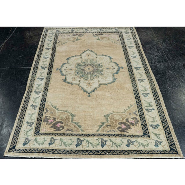 Turkish Vintage Rug 3'11" x 6' #20704 Explore a curated collection of hallway runners, wool rugs, and handmade...