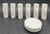 Lagardo Tackett Mid 20th Century Lagardo Tackett White Porcelain Espresso Demitasse Cups, Set of 6 For Sale - Image 4 of 12