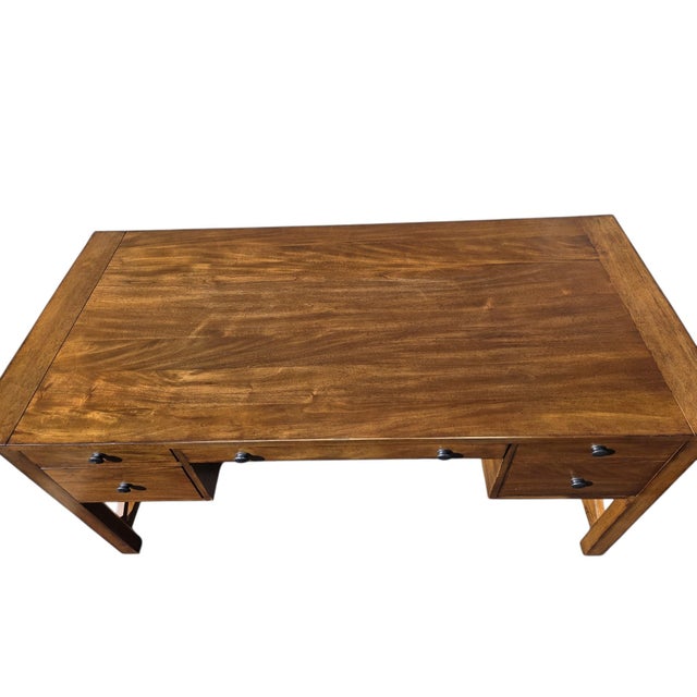 Arts & Crafts 1990s Ethan Allen Tango Hawke Collection Writing Desk Arts Crafts Maple Mission For Sale - Image 3 of 16