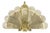 French Louis XV-Transition Style Peacock Fan Shaped Fire Screen, 1890s For Sale