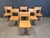Vintage Oak Dining Chairs, Belgium, 1980s, Set of 6 For Sale - Image 14 of 16