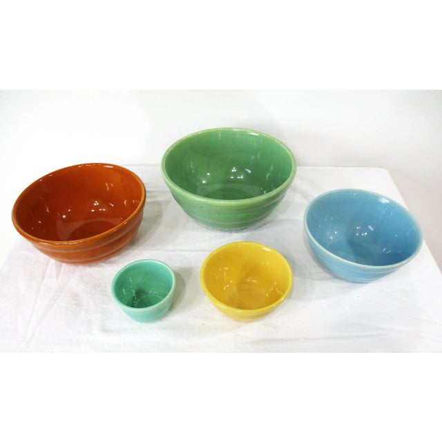 Bauer Large Ring California Pottery Bowl Set For Sale - Image 17 of 18
