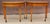 Traditional Late 18th Century Pair of George III Floral Wreath Painted Crossbanded Satinwood Demilune Card Tables For Sale - Image 3 of 18