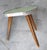 Plant Stand with Curved Green Top, 1950s, in Very Good conditions. Designed 1950 to 1959