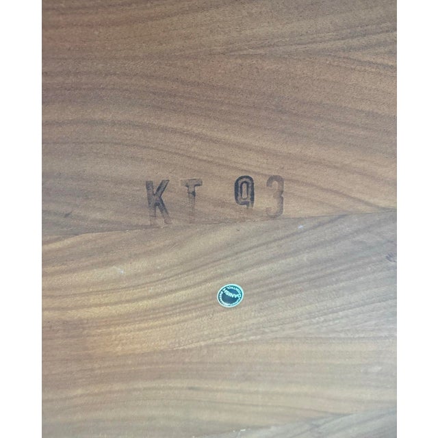 Brown MCM Kristensen & Thomassen Teak Table For Sale - Image 8 of 8