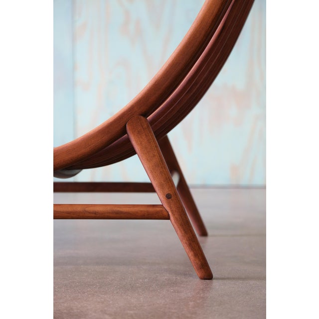 Agatha Chaise Attributed to Chistophe Pillet C. 2018 Sculpted Cherry For Sale - Image 15 of 15